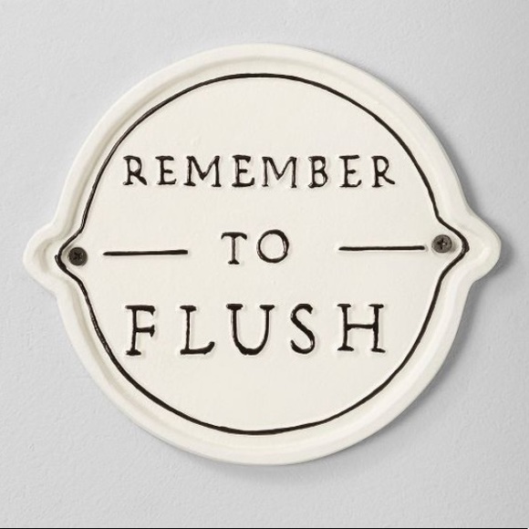 Bathroom Wall Sign - Picture 4 of 6